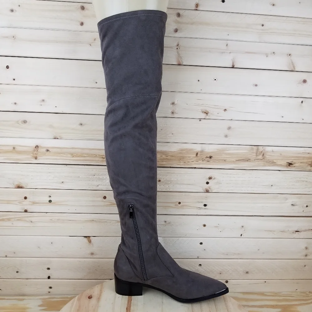 Marc Fisher Ltd Yakira Over the Knee Tall Boots Women's 6 US Pointed Toe Zip NEW